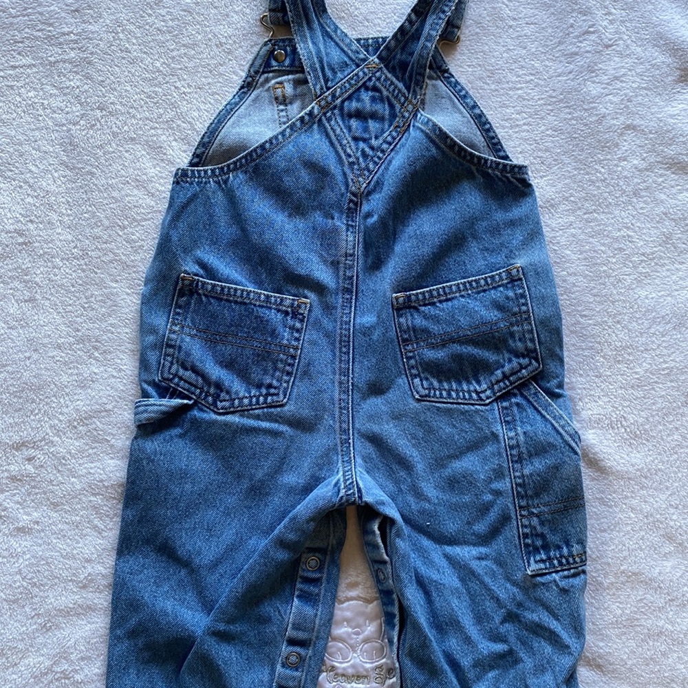 Boys: Vintage Old Navy Jean Overalls- 12-18 mos - Picture 4 of 5